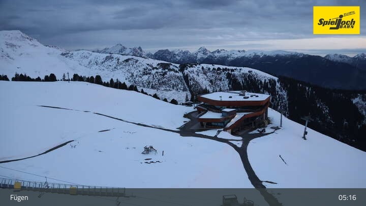 Archived image Webcam Mountain Onkeljoch in Fügen