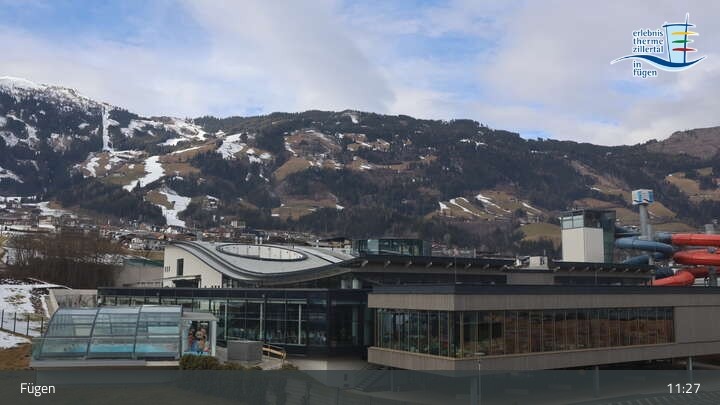 Archiv Foto Webcam Erlebnistherme Zillertal in Fügen