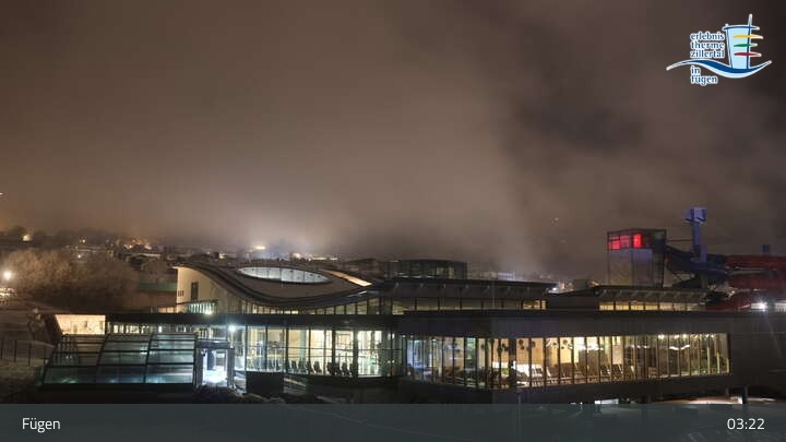 Archived image Webcam Erlebnistherme Zillertal Spa Fügen