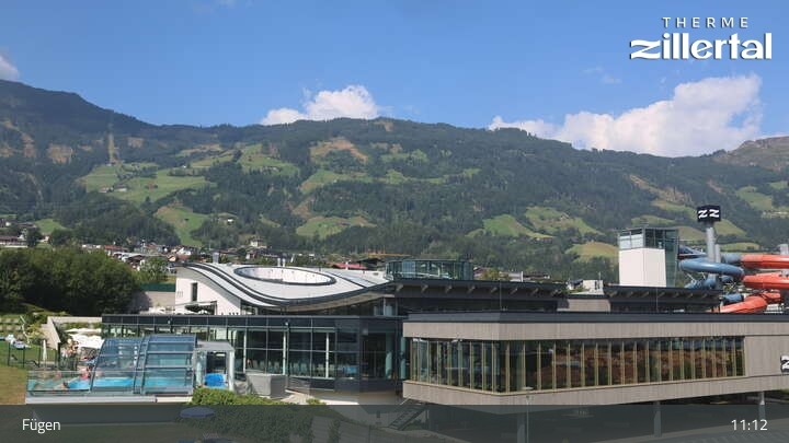 Archiv Foto Webcam Erlebnistherme Zillertal in Fügen