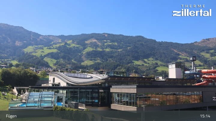 Archiv Foto Webcam Erlebnistherme Zillertal in Fügen