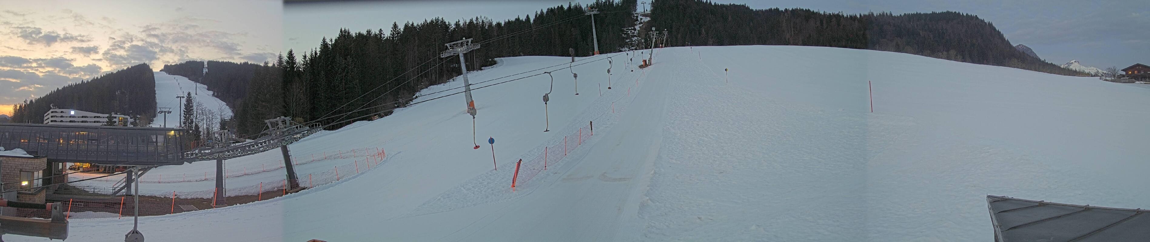 Archived image Webcam Base station of Fieberbrunn