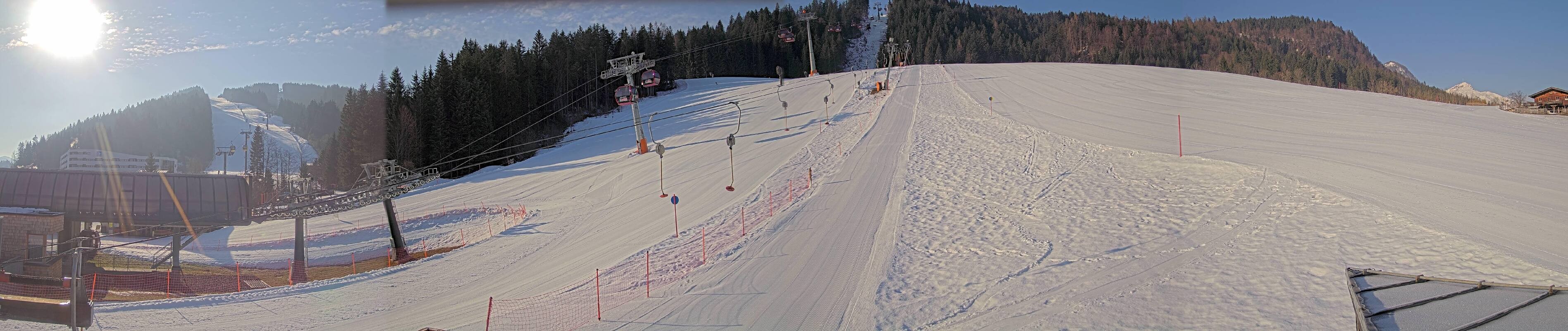 Archived image Webcam Base station of Fieberbrunn