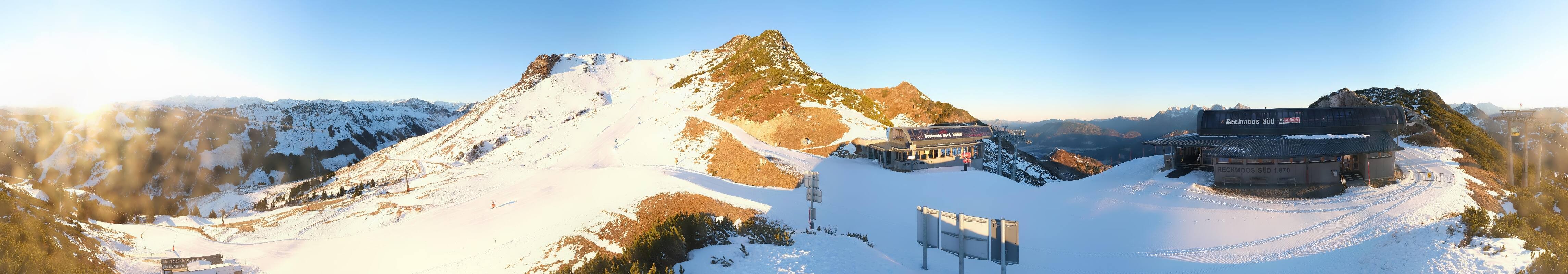 Archiv Foto Webcam Bergstation des Reckmoos-Sessellifts