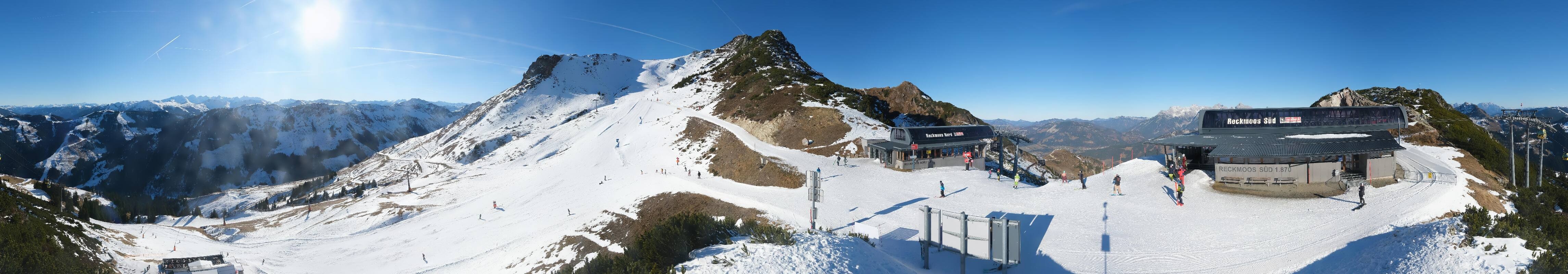 Archiv Foto Webcam Bergstation des Reckmoos-Sessellifts