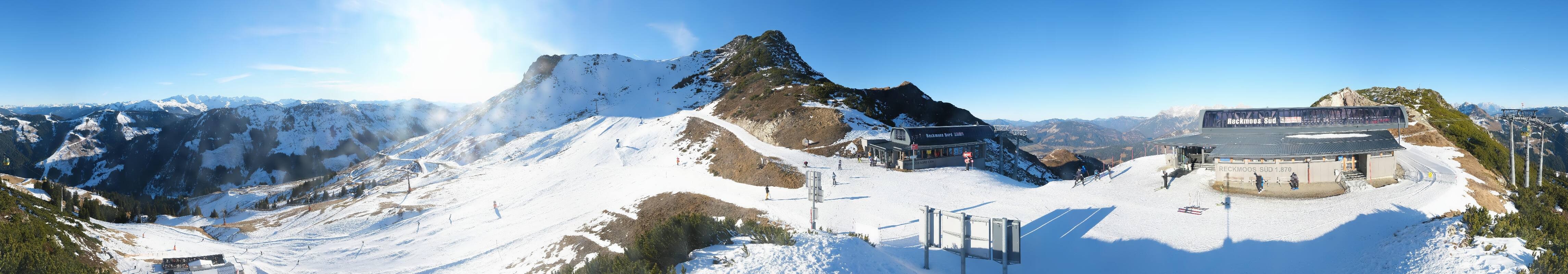 Archiv Foto Webcam Bergstation des Reckmoos-Sessellifts