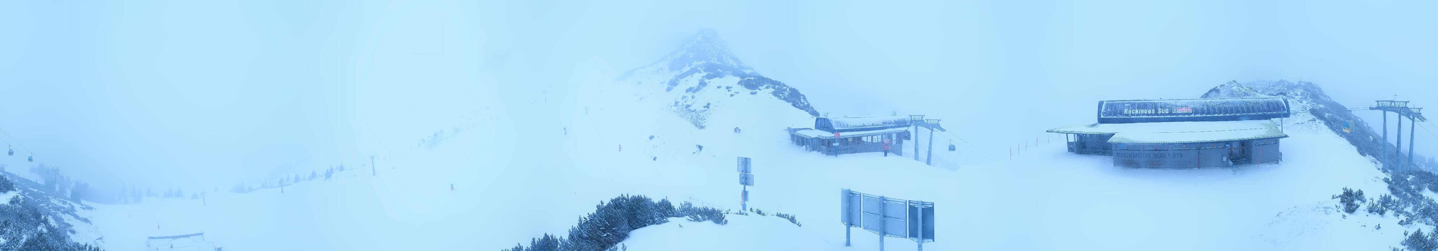 Archiv Foto Webcam Bergstation des Reckmoos-Sessellifts