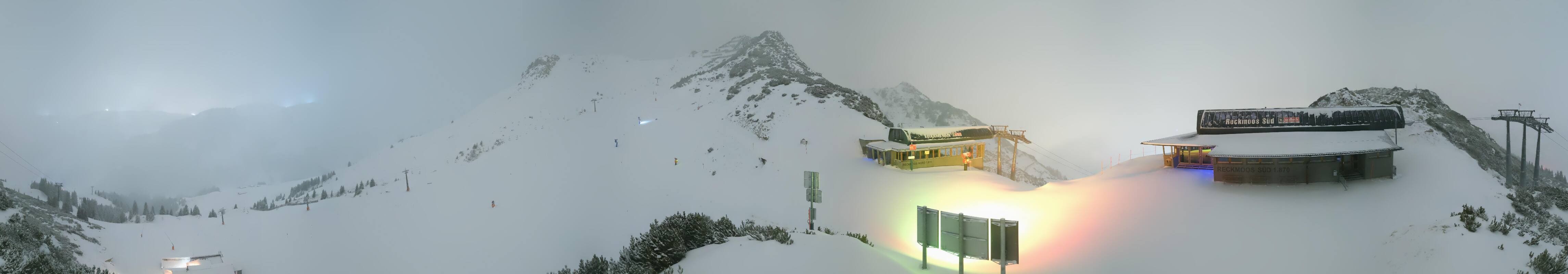 Archiv Foto Webcam Bergstation des Reckmoos-Sessellifts