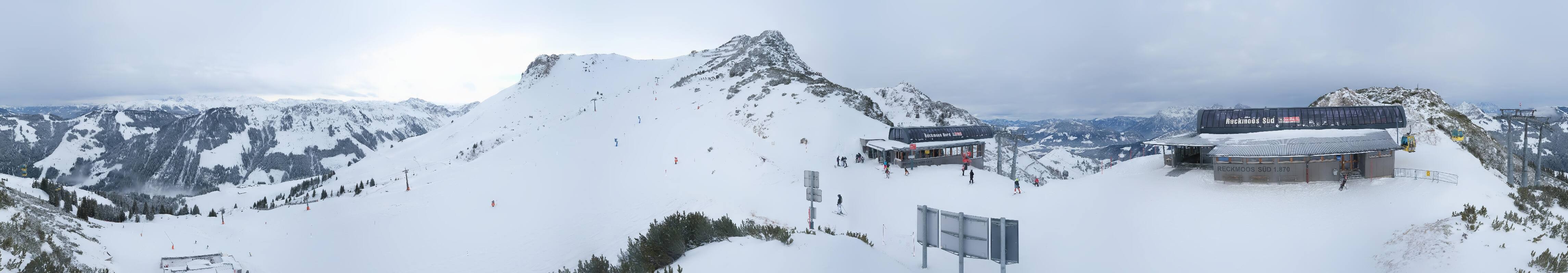 Archiv Foto Webcam Bergstation des Reckmoos-Sessellifts