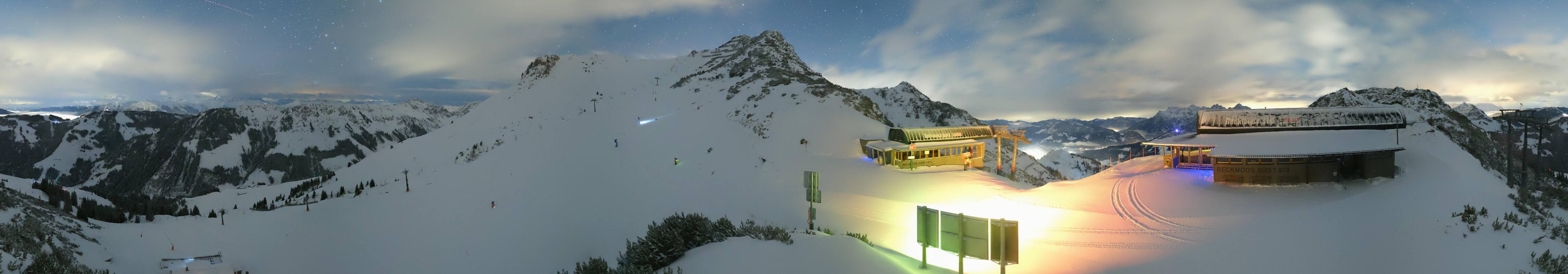 Archiv Foto Webcam Bergstation des Reckmoos-Sessellifts