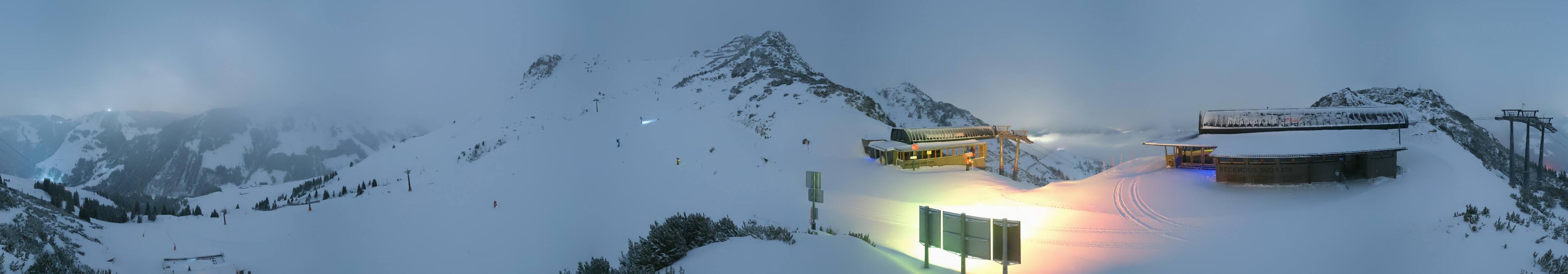 Archiv Foto Webcam Bergstation des Reckmoos-Sessellifts