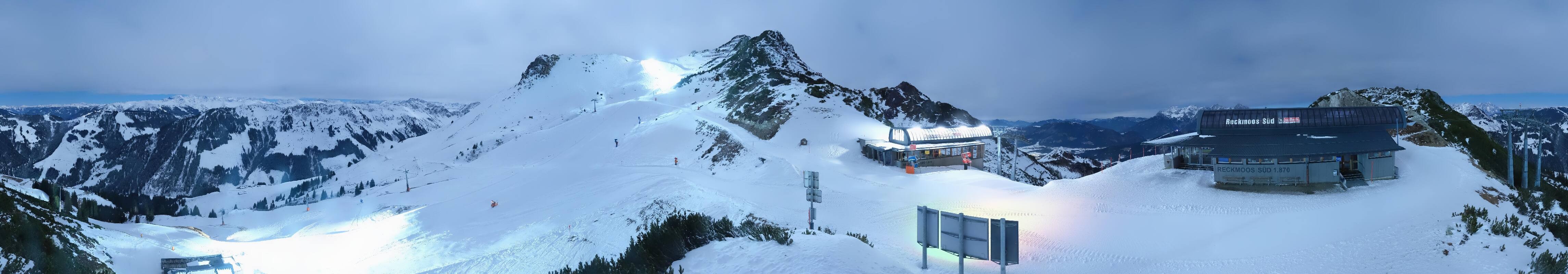 Archived image Webcam Top station Reckmoos lift