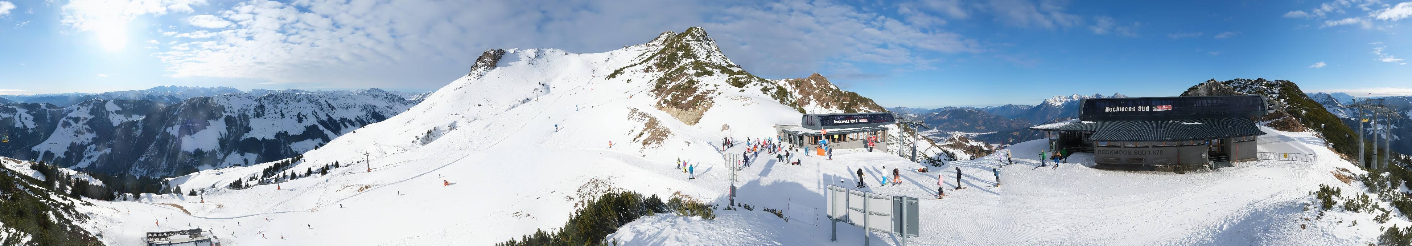 Archived image Webcam Top station Reckmoos lift