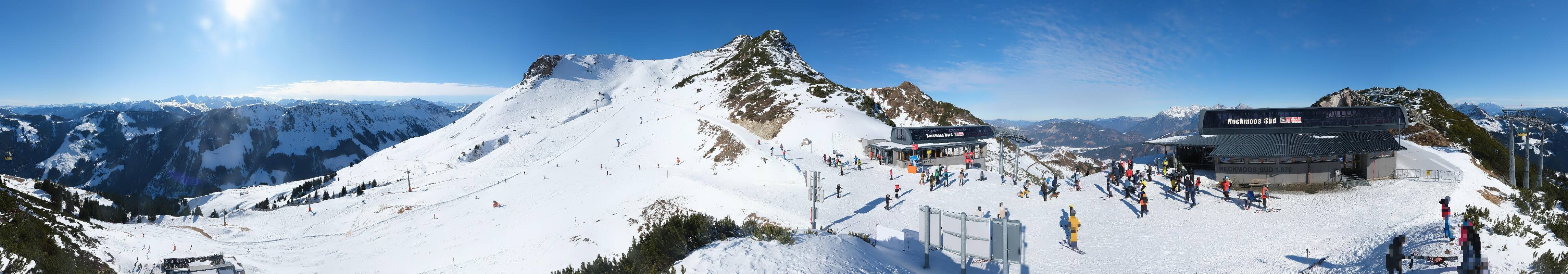 Archived image Webcam Top station Reckmoos lift