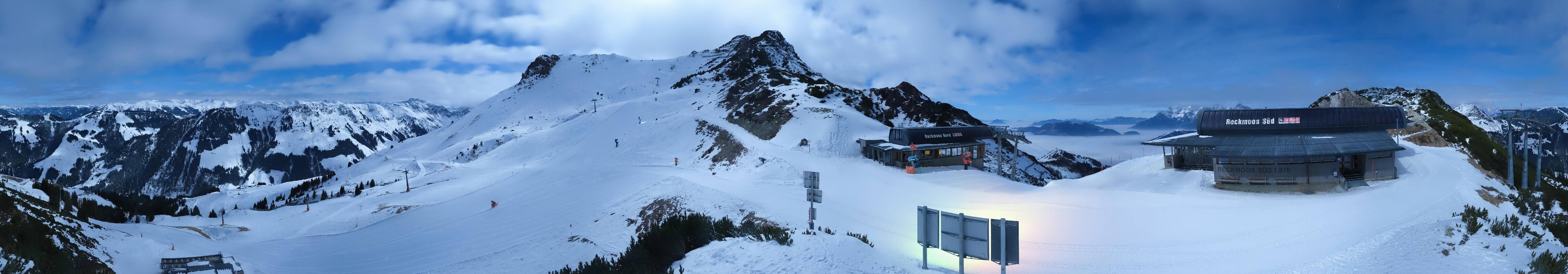 Archiv Foto Webcam Bergstation des Reckmoos-Sessellifts