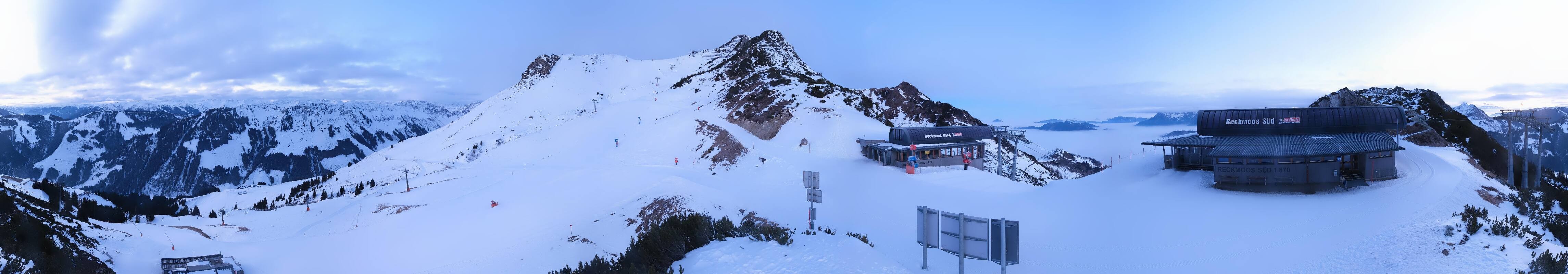 Archiv Foto Webcam Bergstation des Reckmoos-Sessellifts