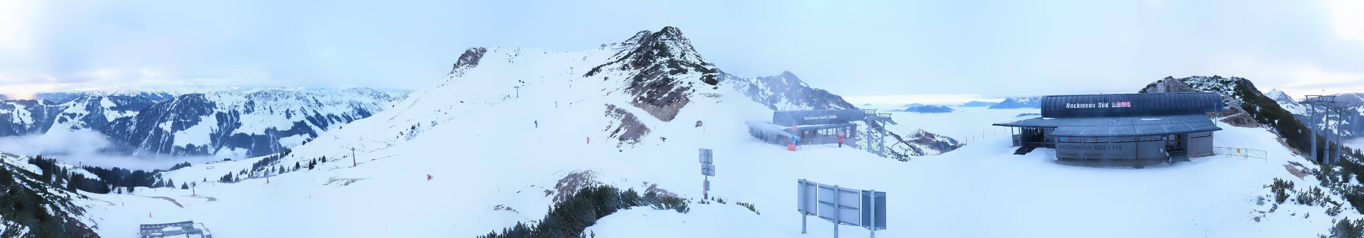 Archiv Foto Webcam Bergstation des Reckmoos-Sessellifts