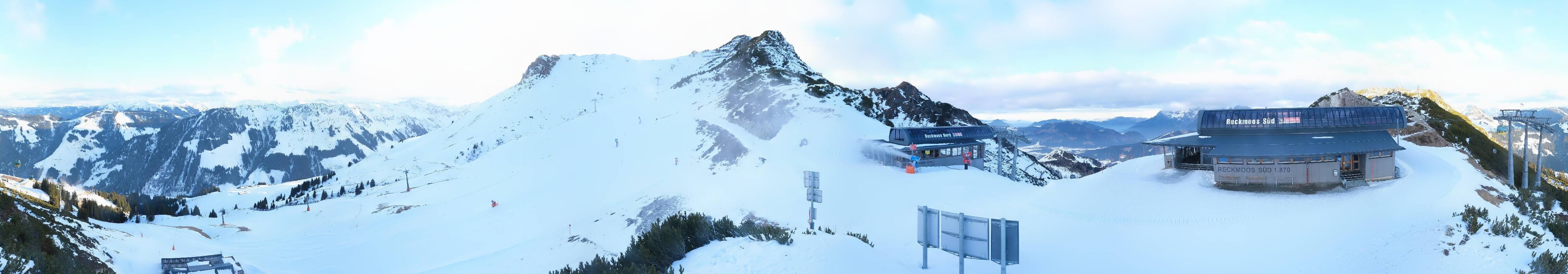 Archiv Foto Webcam Bergstation des Reckmoos-Sessellifts