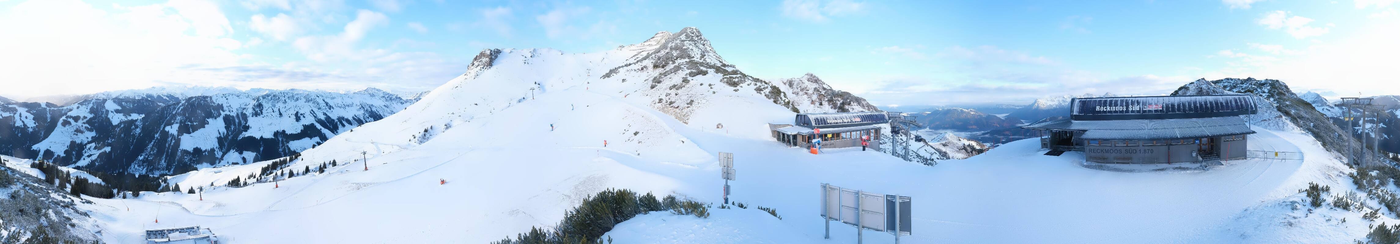 Archived image Webcam Top station Reckmoos lift