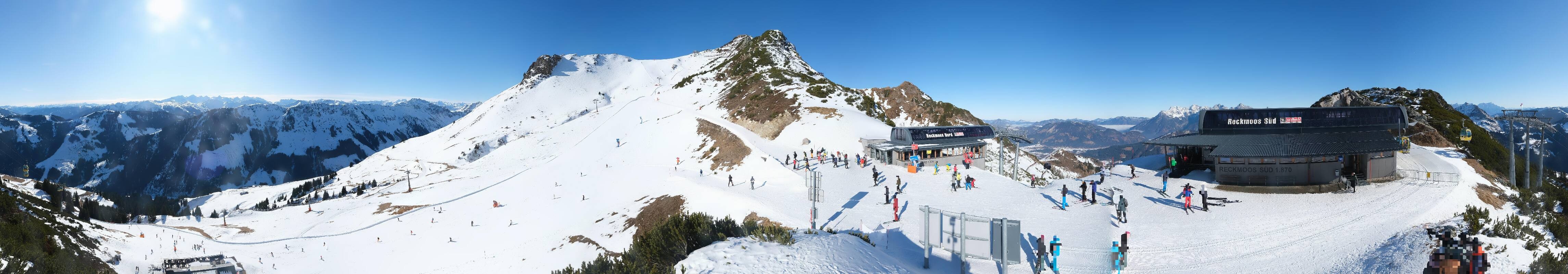 Archiv Foto Webcam Bergstation des Reckmoos-Sessellifts