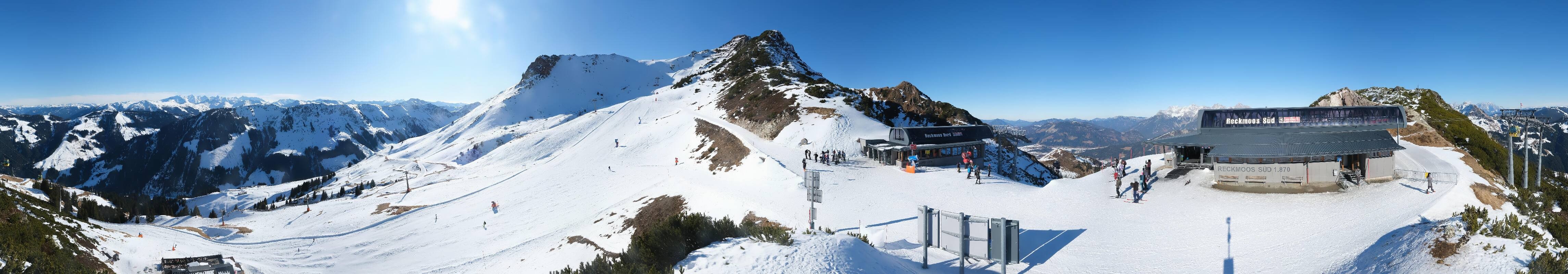 Archiv Foto Webcam Bergstation des Reckmoos-Sessellifts