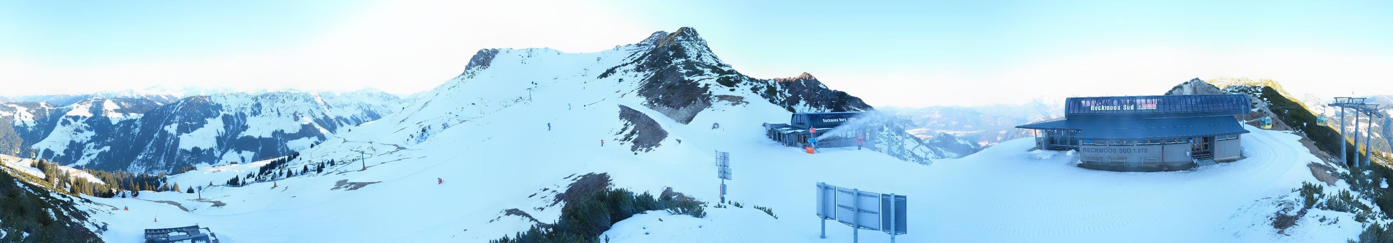 Archiv Foto Webcam Bergstation des Reckmoos-Sessellifts