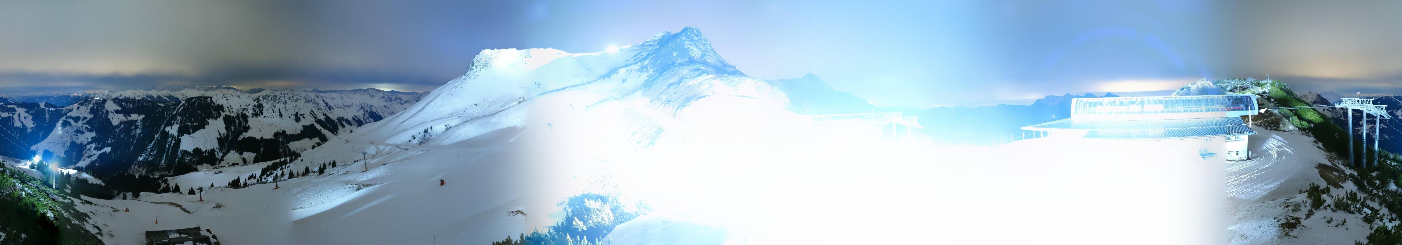 Archiv Foto Webcam Bergstation des Reckmoos-Sessellifts