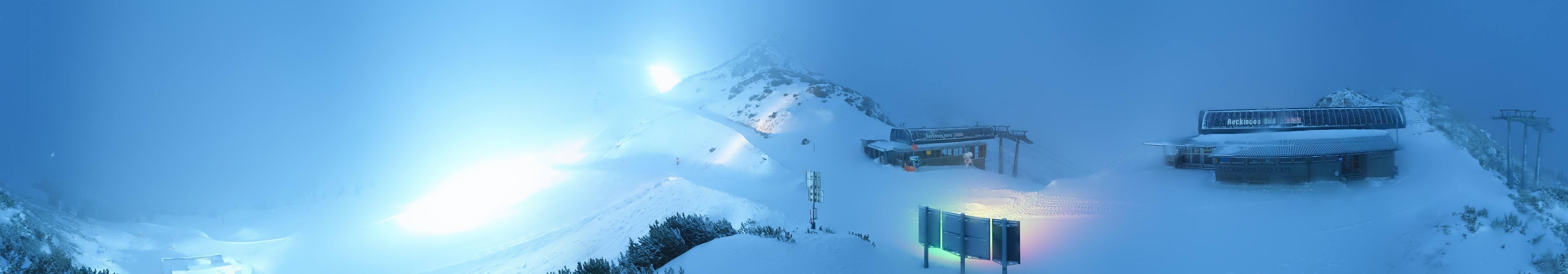 Archiv Foto Webcam Bergstation des Reckmoos-Sessellifts