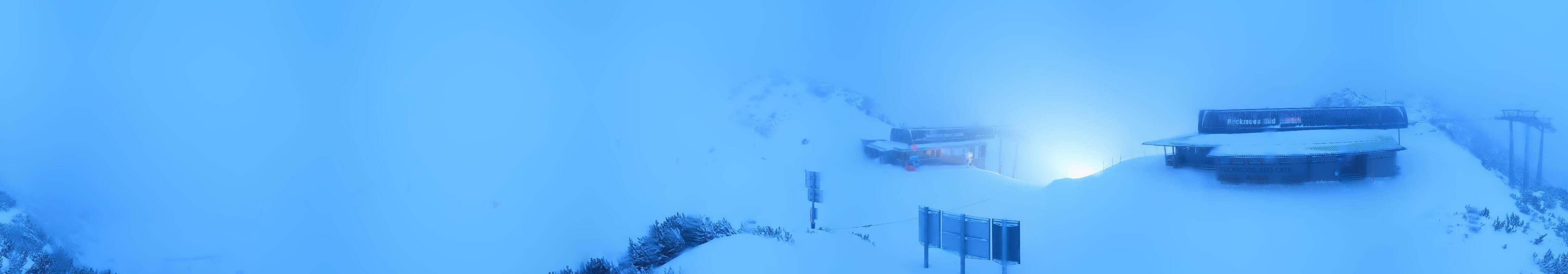 Archiv Foto Webcam Bergstation des Reckmoos-Sessellifts