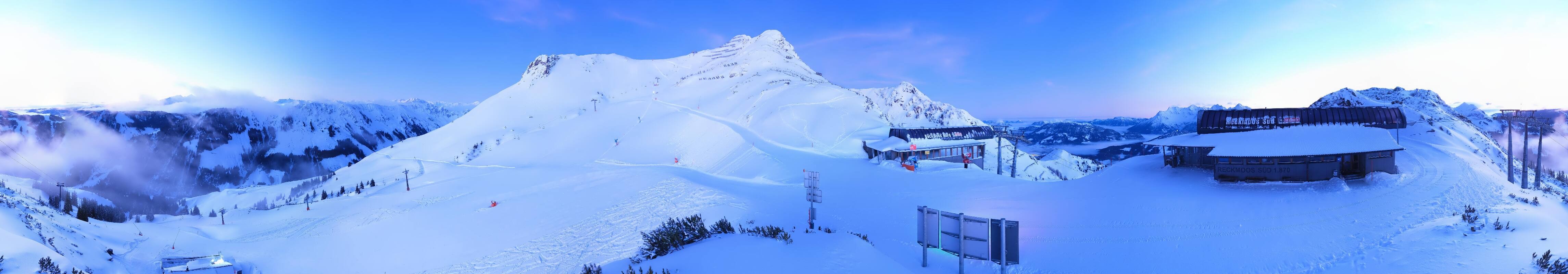 Archiv Foto Webcam Bergstation des Reckmoos-Sessellifts