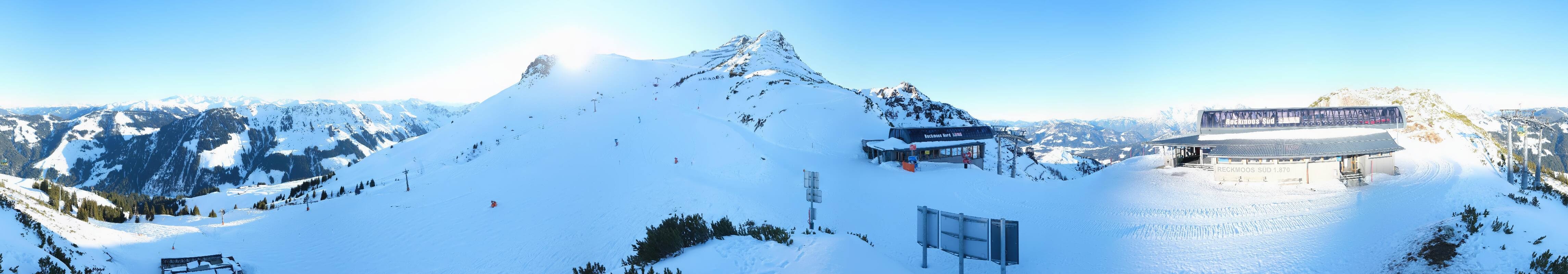 Archiv Foto Webcam Bergstation des Reckmoos-Sessellifts