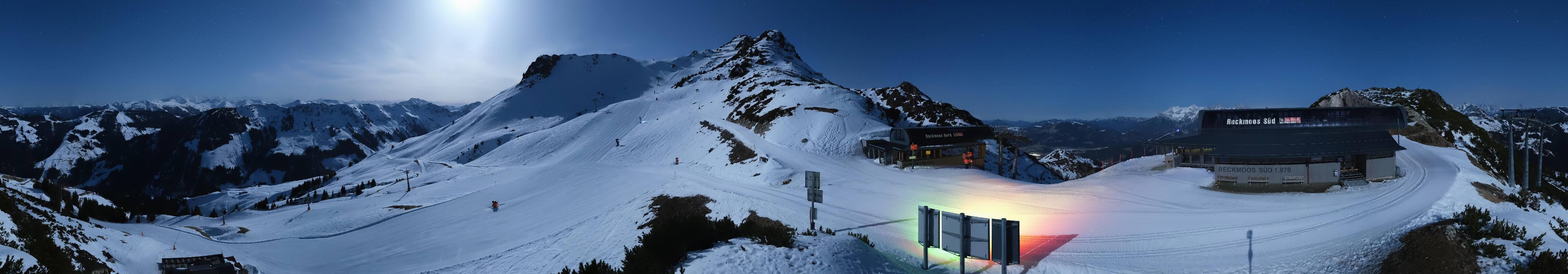 Archiv Foto Webcam Bergstation des Reckmoos-Sessellifts