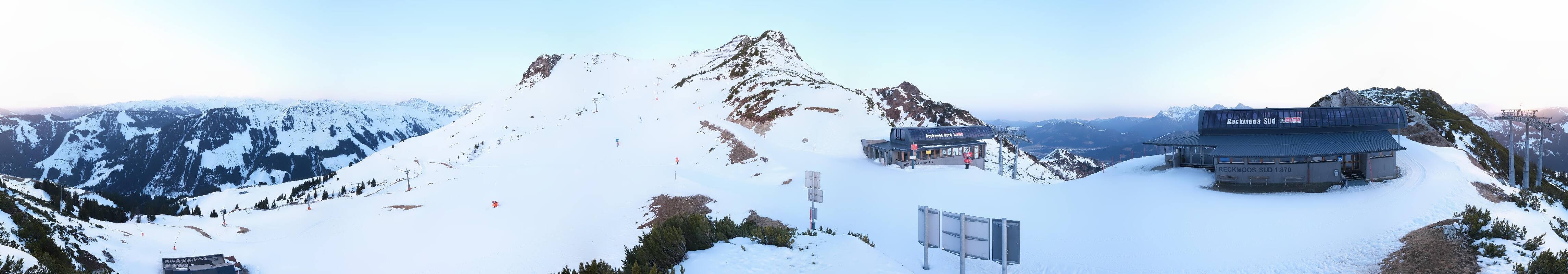 Archiv Foto Webcam Bergstation des Reckmoos-Sessellifts