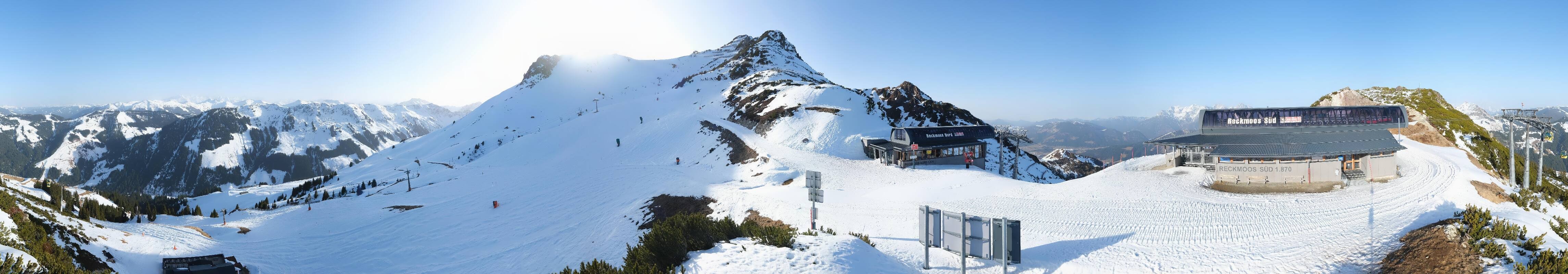 Archiv Foto Webcam Bergstation des Reckmoos-Sessellifts