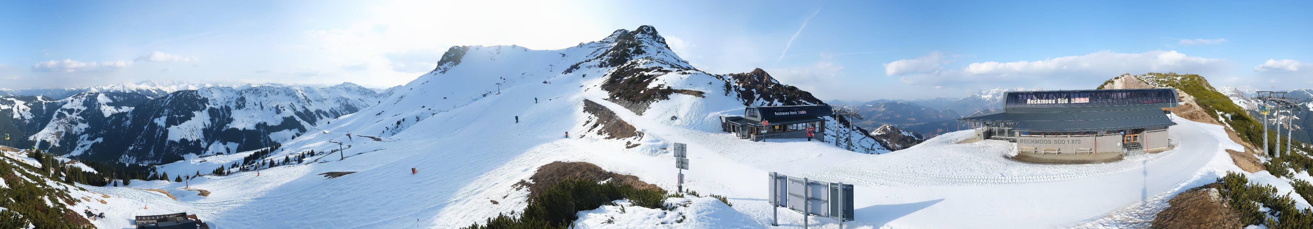 Archiv Foto Webcam Bergstation des Reckmoos-Sessellifts