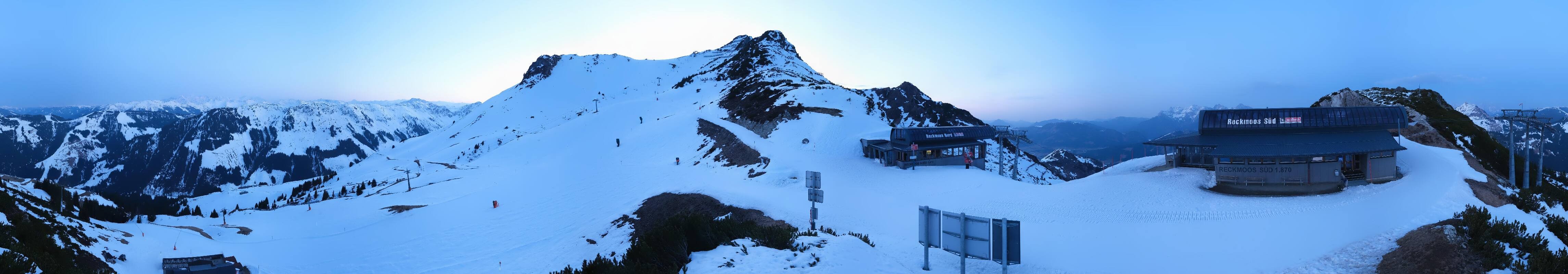 Archiv Foto Webcam Bergstation des Reckmoos-Sessellifts