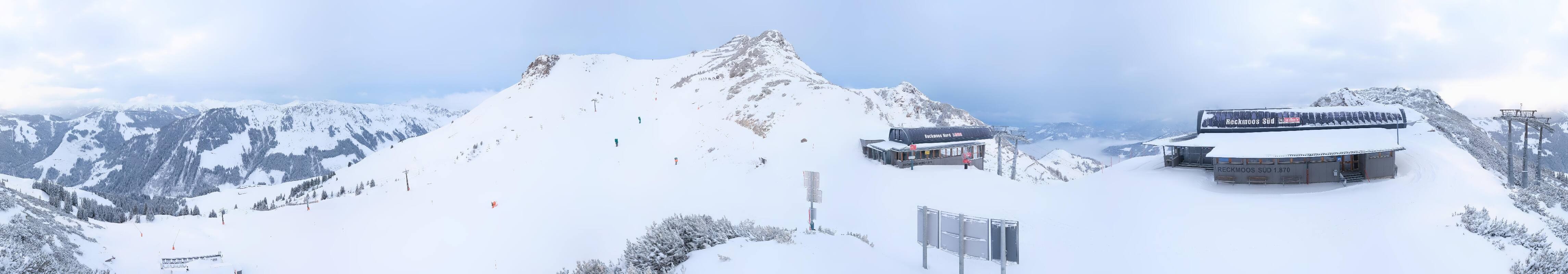 Archiv Foto Webcam Bergstation des Reckmoos-Sessellifts