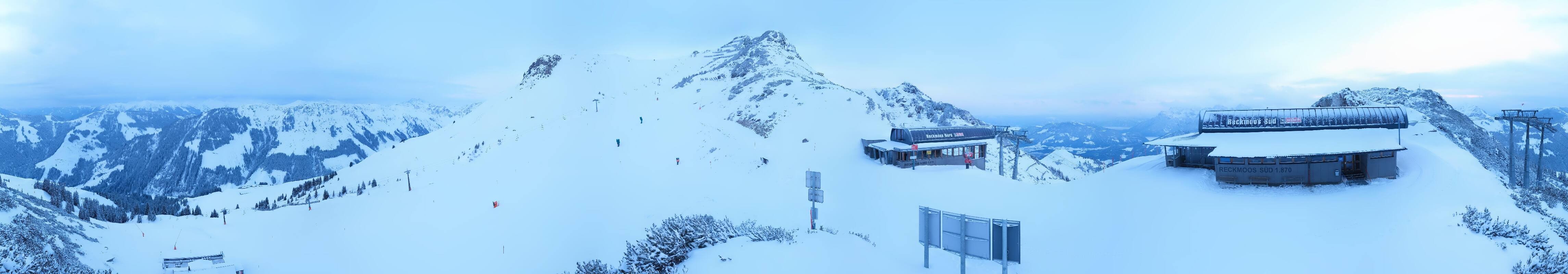 Archived image Webcam Top station Reckmoos lift