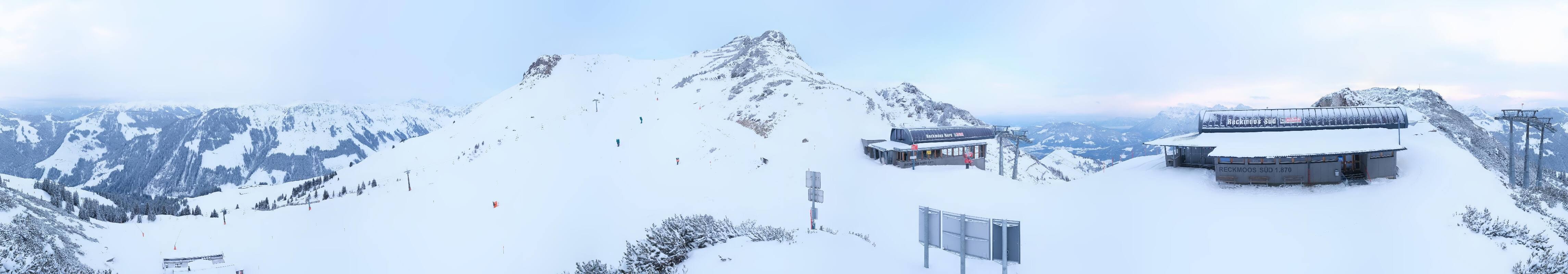 Archiv Foto Webcam Bergstation des Reckmoos-Sessellifts