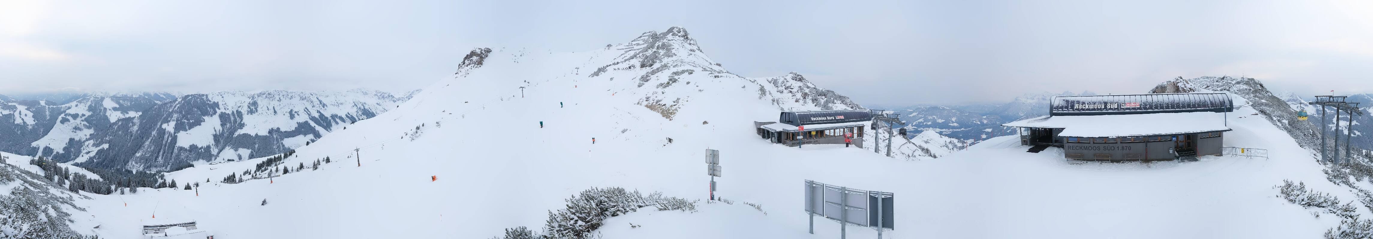 Archiv Foto Webcam Bergstation des Reckmoos-Sessellifts