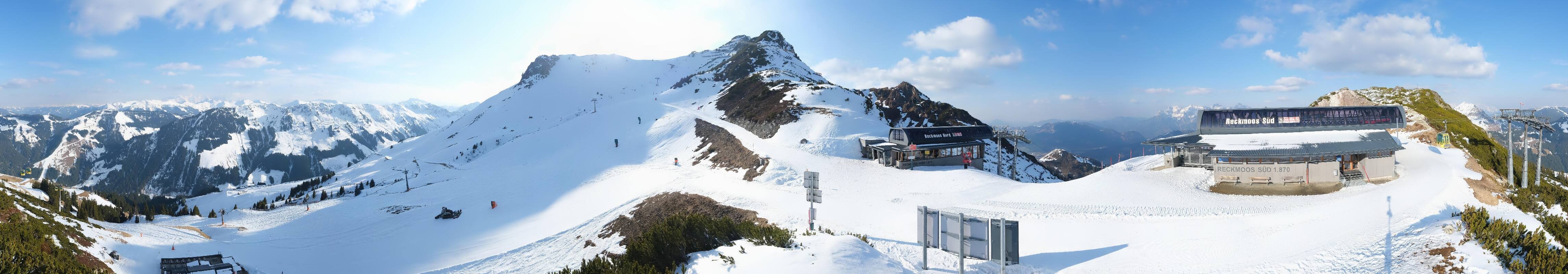 Archiv Foto Webcam Bergstation des Reckmoos-Sessellifts