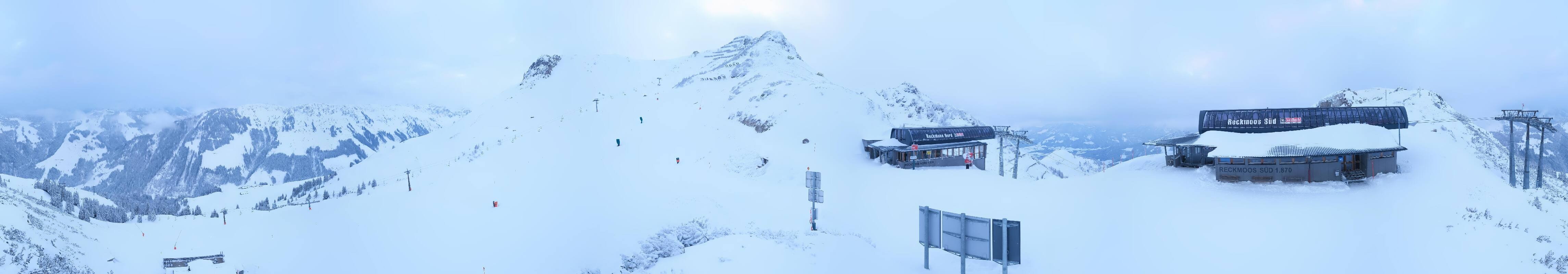 Archived image Webcam Top station Reckmoos lift