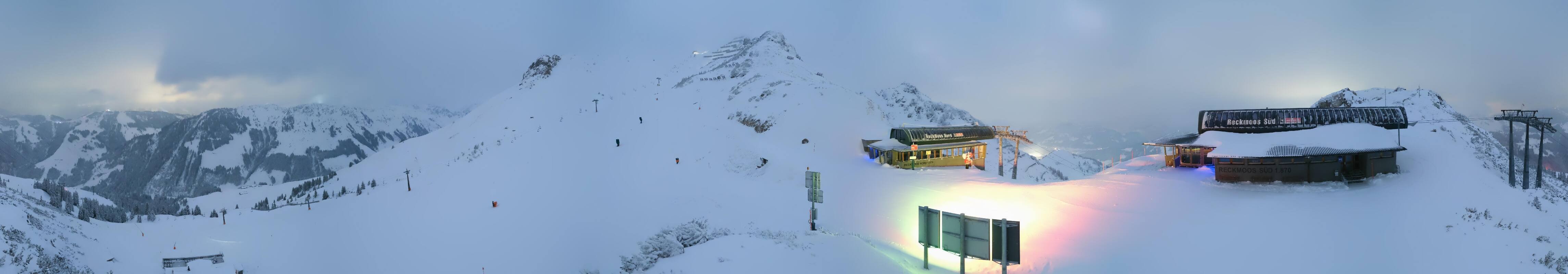 Archiv Foto Webcam Bergstation des Reckmoos-Sessellifts