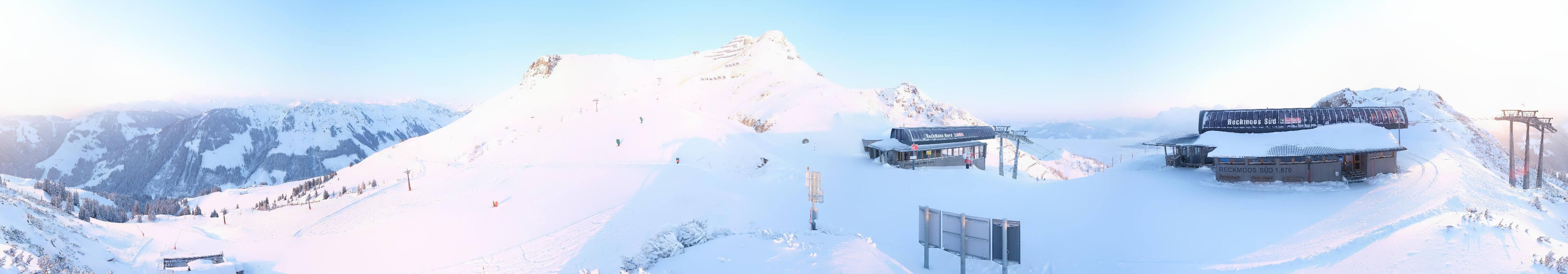 Archiv Foto Webcam Bergstation des Reckmoos-Sessellifts