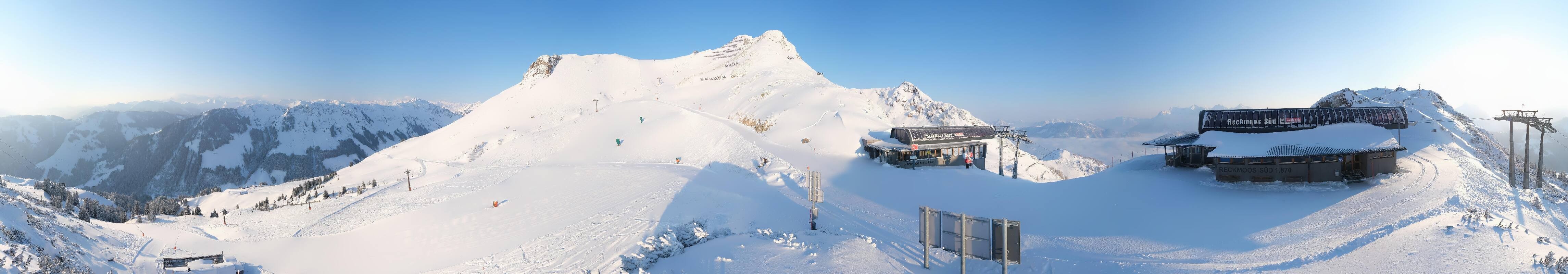 Archiv Foto Webcam Bergstation des Reckmoos-Sessellifts