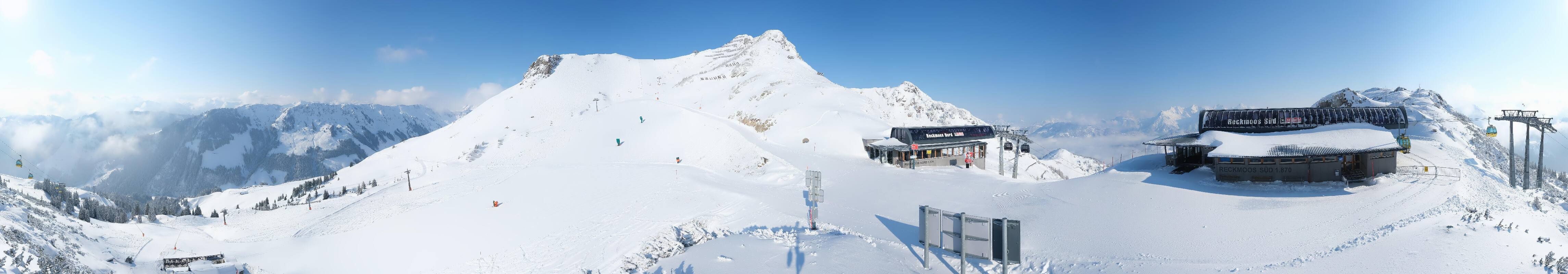 Archiv Foto Webcam Bergstation des Reckmoos-Sessellifts