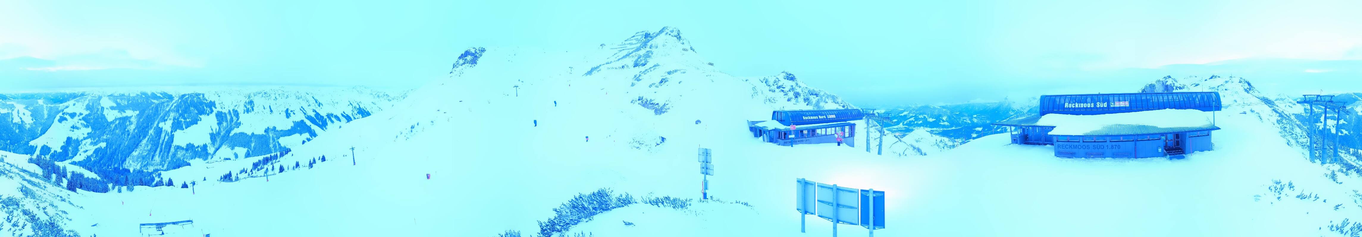 Archiv Foto Webcam Bergstation des Reckmoos-Sessellifts