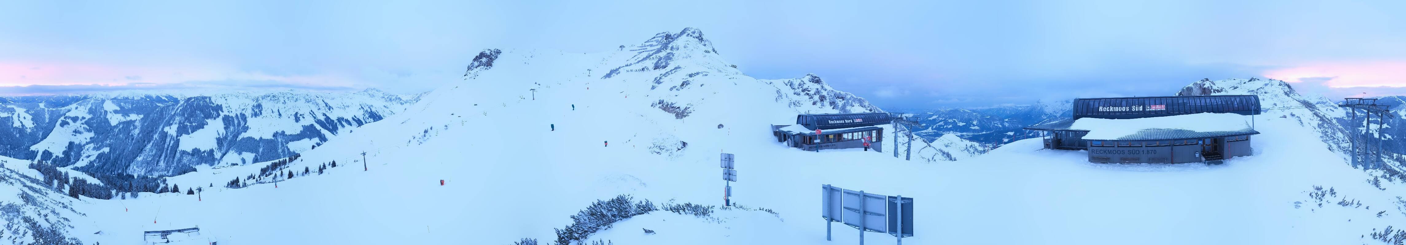 Archiv Foto Webcam Bergstation des Reckmoos-Sessellifts