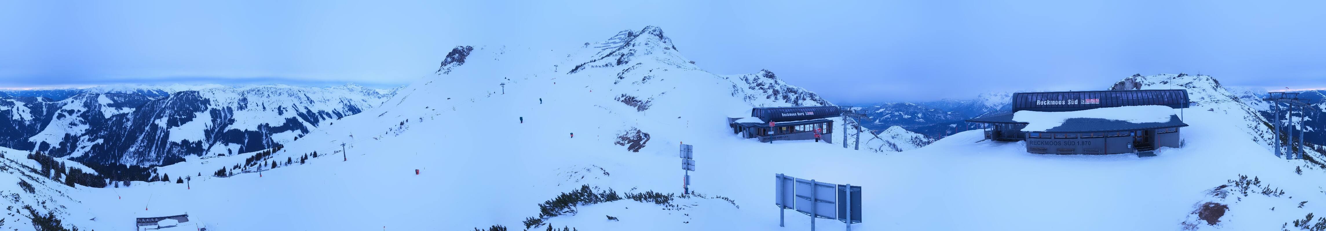 Archiv Foto Webcam Bergstation des Reckmoos-Sessellifts