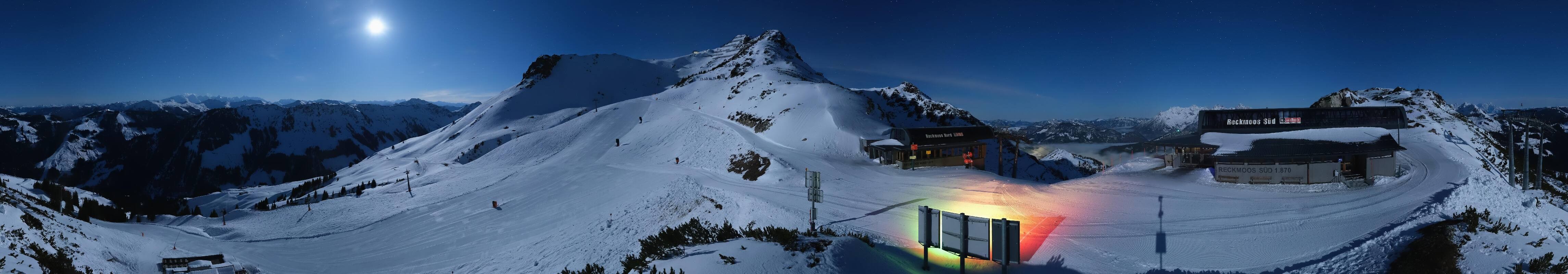 Archiv Foto Webcam Bergstation des Reckmoos-Sessellifts